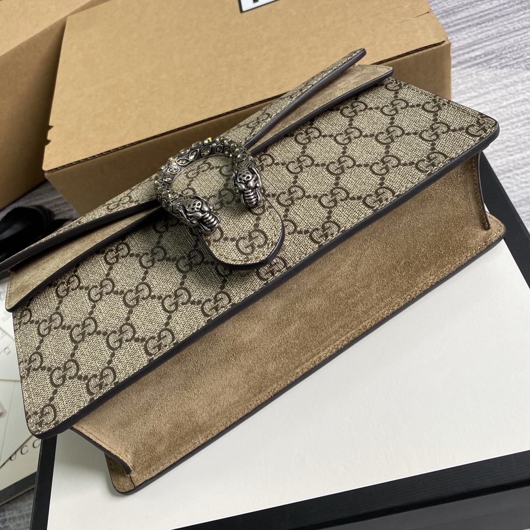 Gucci Dionysus GG Small Shoulder Bag 499623 Khaki